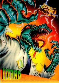 1995 Fleer Ultra Spider-Man - ClearChrome #5 Lizard Front