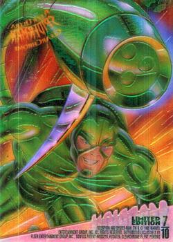 1995 Fleer Ultra Spider-Man - ClearChrome #7 Scorpion Back