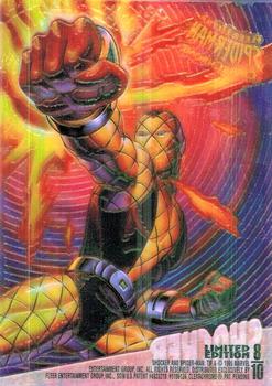 1995 Fleer Ultra Spider-Man - ClearChrome #8 The Shocker Back