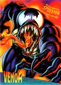 1995 Fleer Ultra Spider-Man - ClearChrome #10 Venom Front