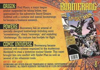 1995 Fleer Ultra Spider-Man - Gold Foil Signature Series #8 Boomerang Back