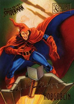 1995 Fleer Ultra Spider-Man - Gold Foil Signature Series #27 Hobgoblin Front