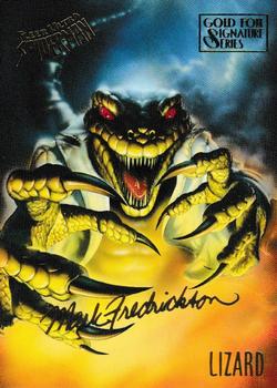 1995 Fleer Ultra Spider-Man - Gold Foil Signature Series #35 Lizard Front
