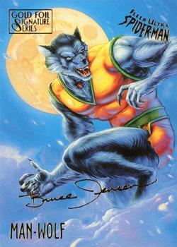 1995 Fleer Ultra Spider-Man - Gold Foil Signature Series #36 Man-Wolf Front