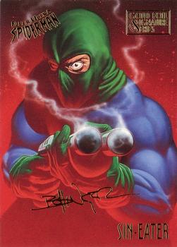 1995 Fleer Ultra Spider-Man - Gold Foil Signature Series #52 Sin-Eater Front