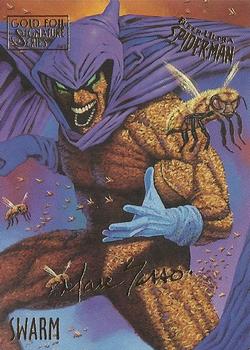 1995 Fleer Ultra Spider-Man - Gold Foil Signature Series #57 Swarm Front