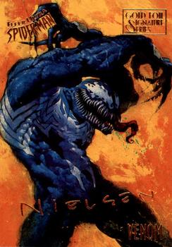 1995 Fleer Ultra Spider-Man - Gold Foil Signature Series #60 Venom Front