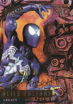 1995 Fleer Ultra Spider-Man - Gold Foil Signature Series #82 Alien Costume Front
