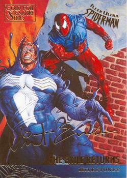 1995 Fleer Ultra Spider-Man - Gold Foil Signature Series #94 The Exile Returns Front