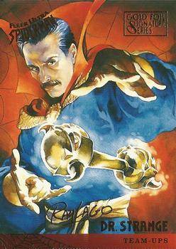 1995 Fleer Ultra Spider-Man - Gold Foil Signature Series #115 Dr. Strange Front