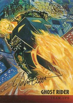 1995 Fleer Ultra Spider-Man - Gold Foil Signature Series #118 Ghost Rider Front