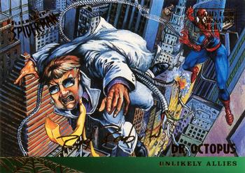 1995 Fleer Ultra Spider-Man - Gold Foil Signature Series #128 Dr. Octopus Front