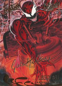 1995 Fleer Ultra Spider-Man - Gold Foil Signature Series #136 Liberty Bell Front