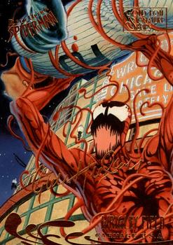 1995 Fleer Ultra Spider-Man - Gold Foil Signature Series #143 Wrigley Field Front