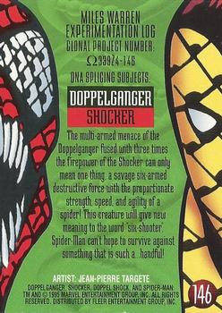 1995 Fleer Ultra Spider-Man - Gold Foil Signature Series #146 Doppel Shock Back