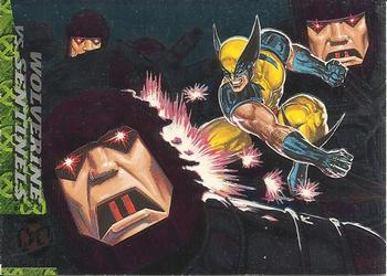 1994 Ultra X-Men - X-Men's Greatest Battles #4 Wolverine vs. Sentinels Front