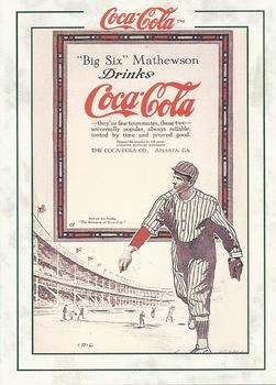 1994 Collect-A-Card Coca-Cola Collection Series 2 #CM-2 Christy Mathewson Front