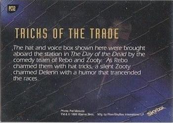1999 SkyBox Babylon 5: Profiles - The Prop Cage #PC12 Tricks of the Trade Back