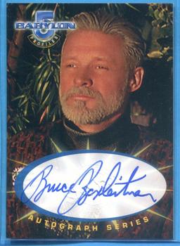 1999 SkyBox Babylon 5: Profiles - Sleeping in Light Autographs #SA1 Bruce Boxleitner Front