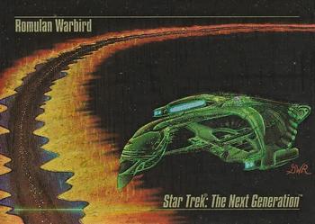1993 SkyBox Star Trek Master Series - Spectra Cards #S2 Romulan Warbird Front