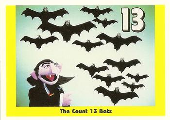 1992 Idolmaker Sesame Street #14 The Count 13 Bats Front