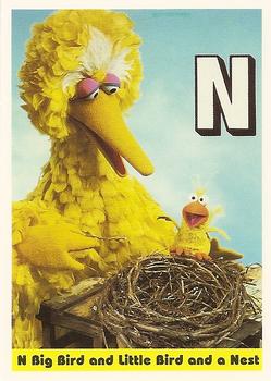 1992 Idolmaker Sesame Street #31 N Big Bird and Little Bird and a Nest Front