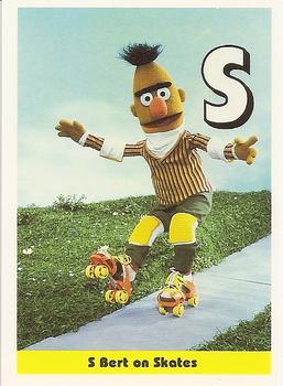 1992 Idolmaker Sesame Street #35 S Bert on Skates Front