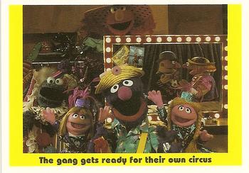 1992 Idolmaker Sesame Street #58 The gang gets ready for their own circus Front