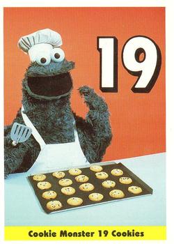 1992 Idolmaker Sesame Street #20 Cookie Monster 19 Cookies Front