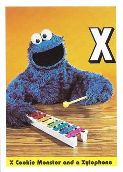 1992 Idolmaker Sesame Street #40 X Cookie Monster and a Xylophone Front