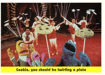1992 Idolmaker Sesame Street #54 Cookie, you should be twirling a plate Front