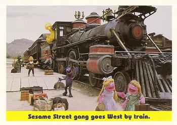 1992 Idolmaker Sesame Street #60 Sesame Street gang goes West by train. Front