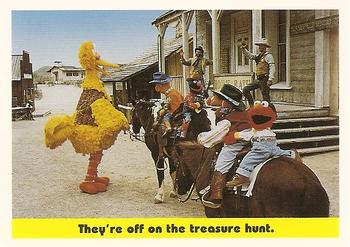 1992 Idolmaker Sesame Street #61 They're off on the treasure hunt. Front