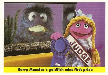 1992 Idolmaker Sesame Street #75 Herry Monster's goldfish wins first prize Front