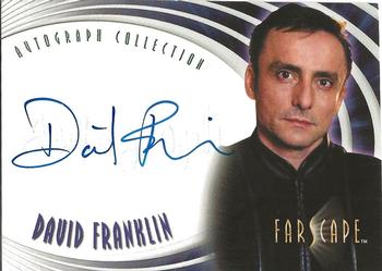 2003 Rittenhouse Farscape Season 4 - Autographs #A25 David Franklin Front