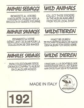 1994 Tougaroo Wild Animals Stickers #192 Emu Back