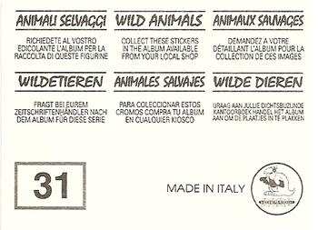 1994 Tougaroo Wild Animals Stickers #31 Salmon Back