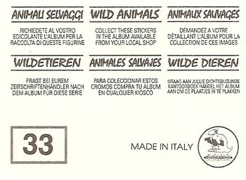 1994 Tougaroo Wild Animals Stickers #33 Grey Heron Back