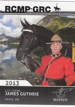 2013 RCMP Musical Ride #NNO James Guthrie Front