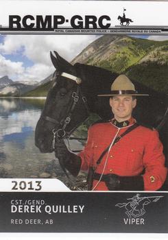 2013 RCMP Musical Ride #NNO Derek Quilley Front