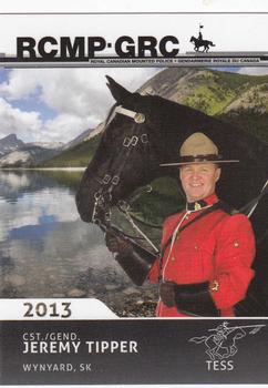 2013 RCMP Musical Ride #NNO Jeremy Tipper Front