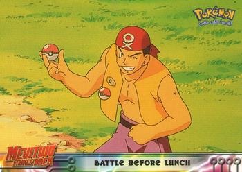 1999 Topps Pokemon the First Movie #10 Battle Before Lunch Front