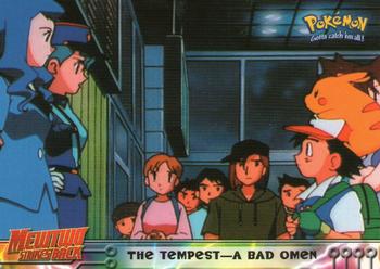 1999 Topps Pokemon the First Movie #15 The Tempest -- A Bad Omen Front