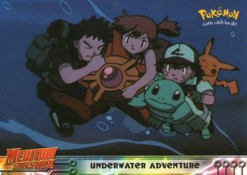 1999 Topps Pokemon the First Movie #17 Underwater Adventure Front