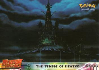 1999 Topps Pokemon the First Movie #18 The Temple of Mewtwo Front