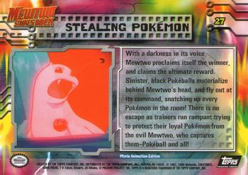 1999 Topps Pokemon the First Movie #27 Stealing Pokémon Back