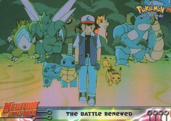 1999 Topps Pokemon the First Movie #32 The Battle Renewed Front