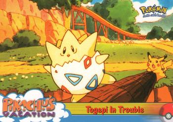 1999 Topps Pokemon the First Movie #45 Togepi In Trouble Front