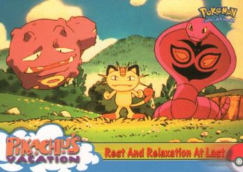 1999 Topps Pokemon the First Movie #49 Rest And Relaxation At Last Front