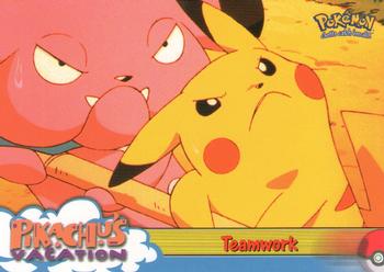 1999 Topps Pokemon the First Movie #54 Teamwork Front